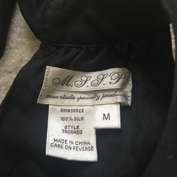 Silk sheath dress with tie neck - Picture 2 of 3